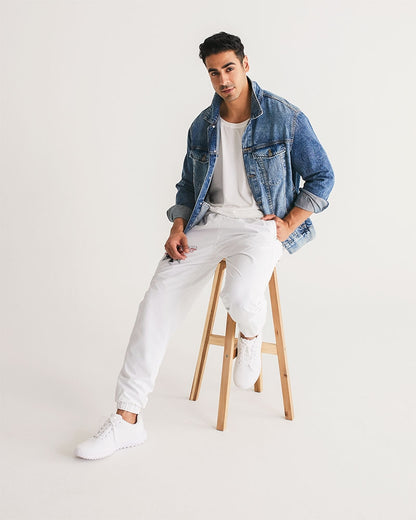 @ll white pro Men's All-Over Print Track Pants