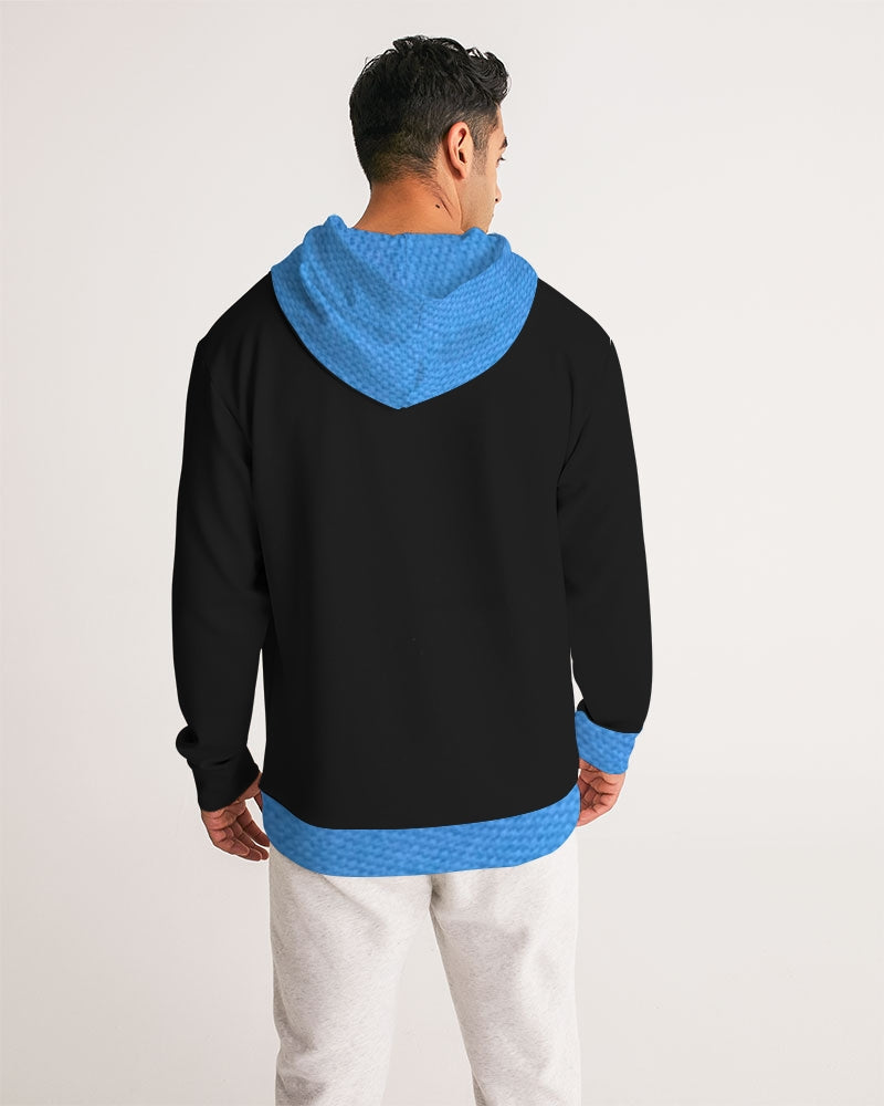 Black Deluxe texture Men's All-Over Print Hoodie