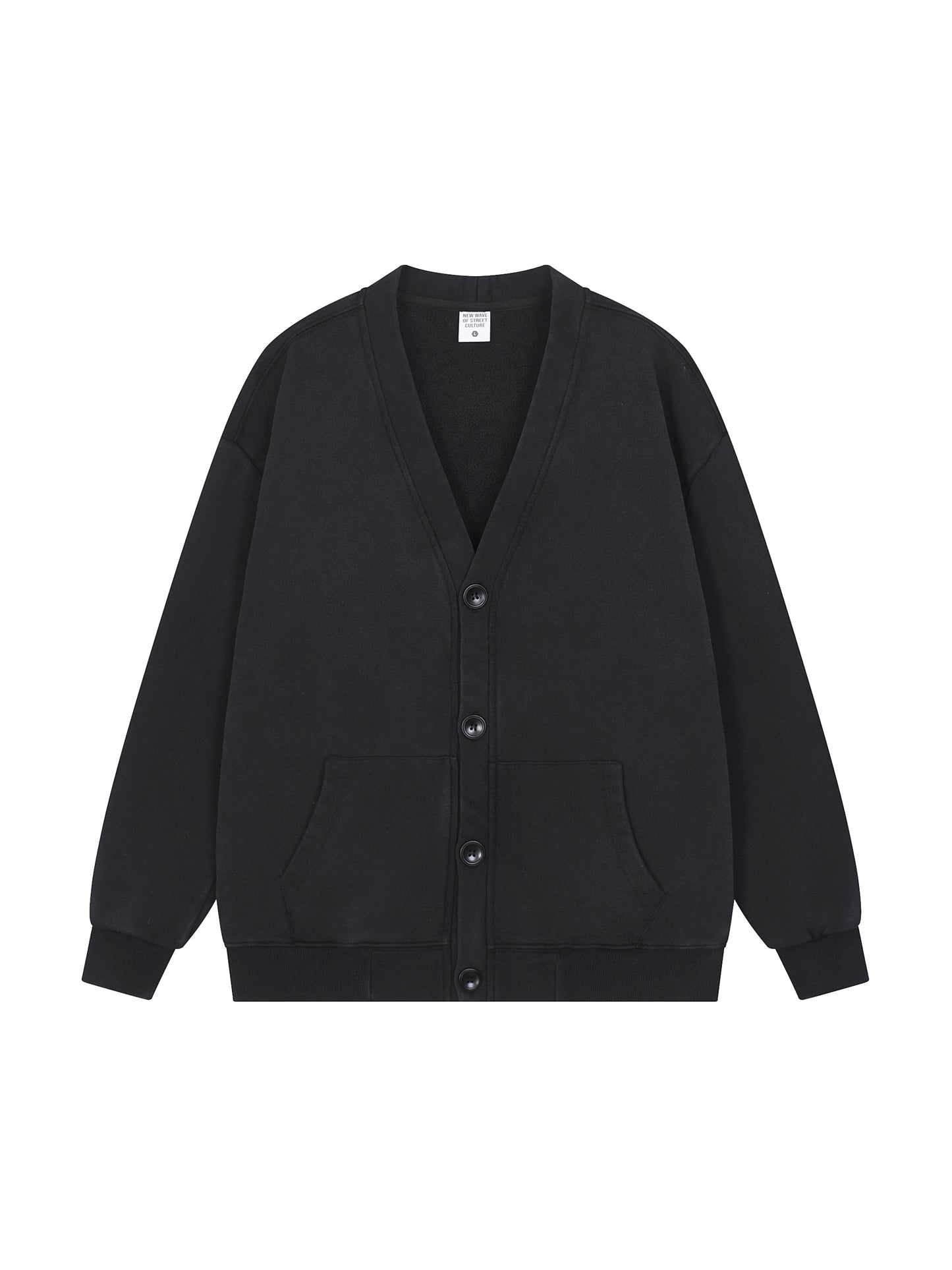 Snow Washed Sweat Cardigan