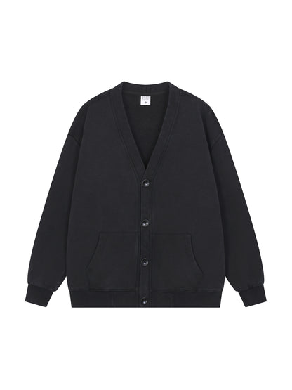 Snow Washed Sweat Cardigan