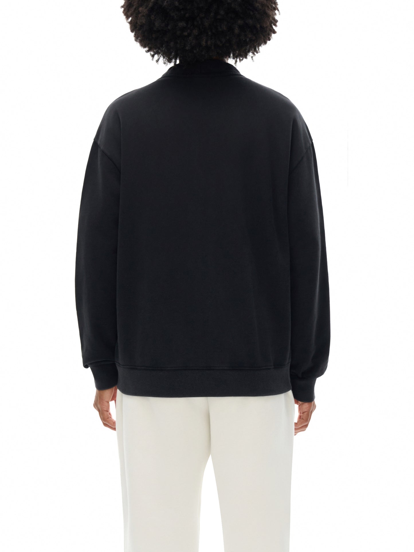 Snow Washed Sweat Cardigan