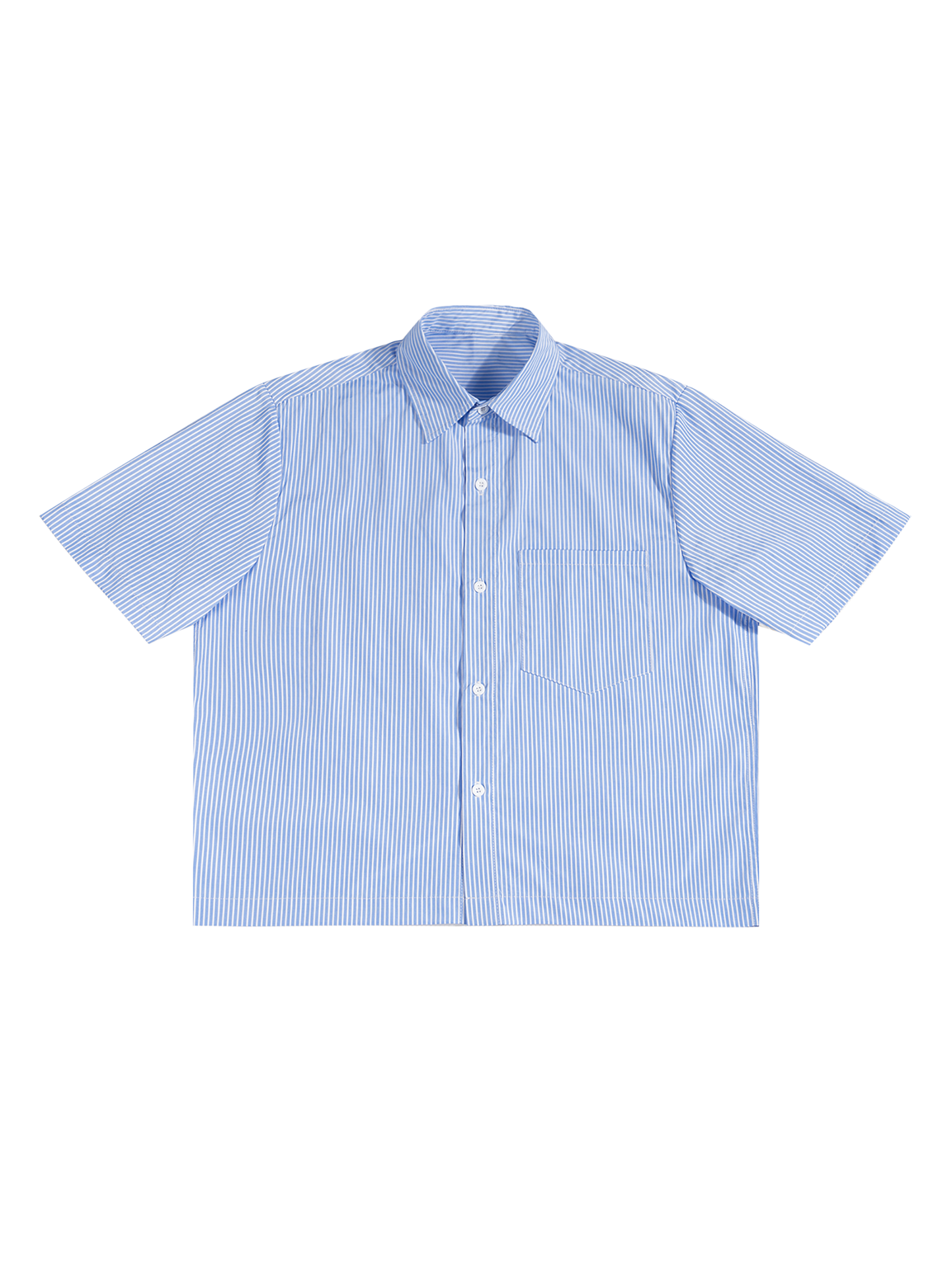 Oversized Vertical Stripe Boxy Shirt