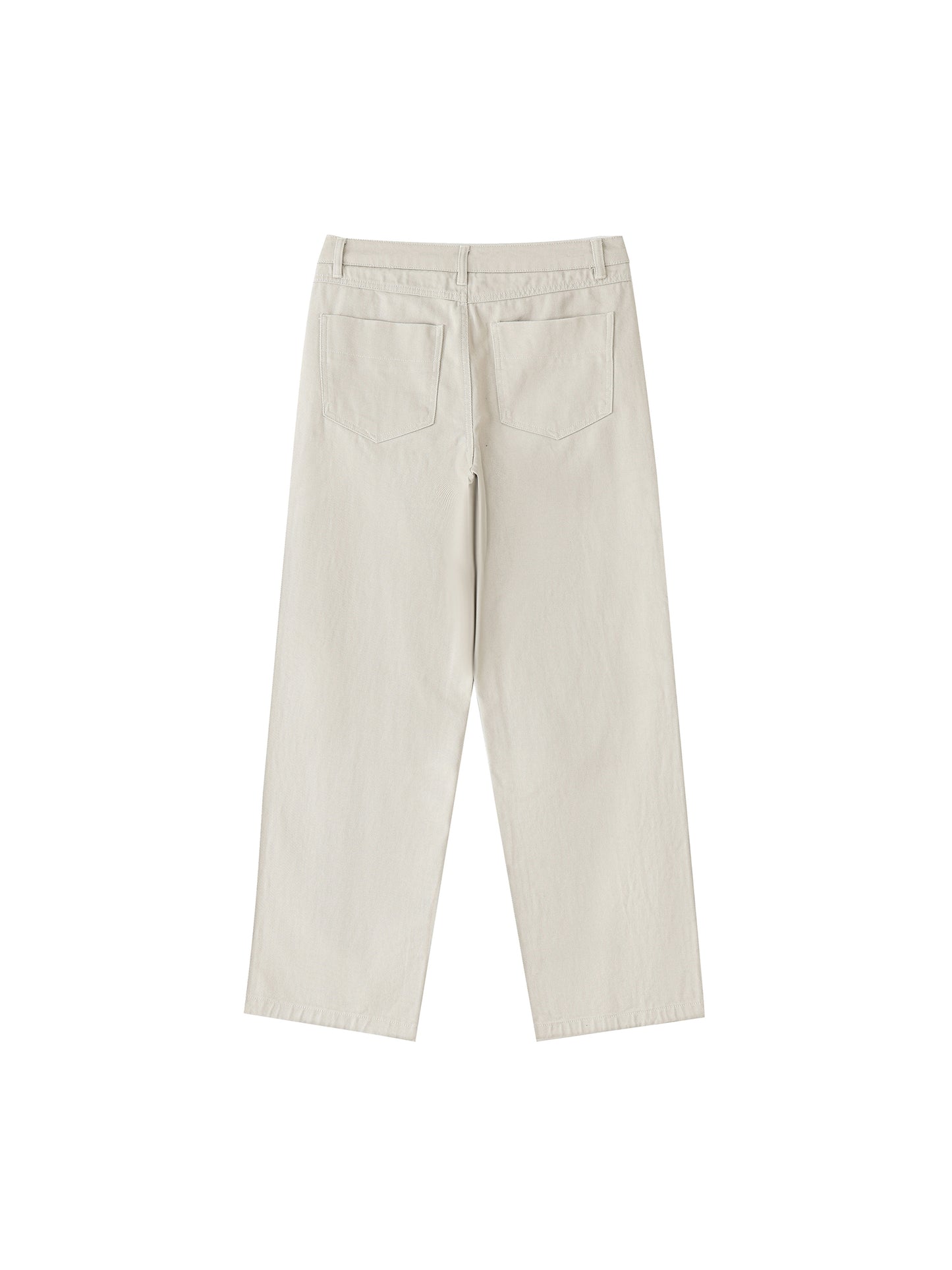 Heavyweight Cotton Straight-Leg Pants