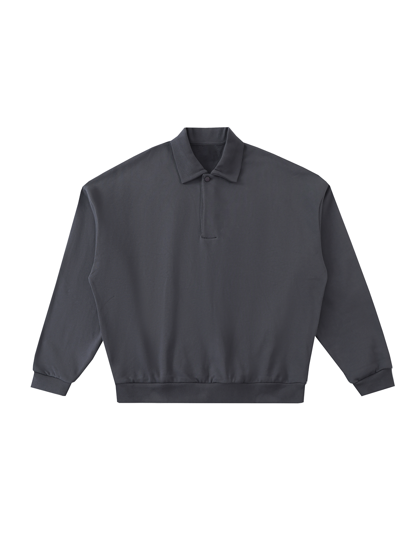 Heavyweight Fleece Polo Sweatshirt
