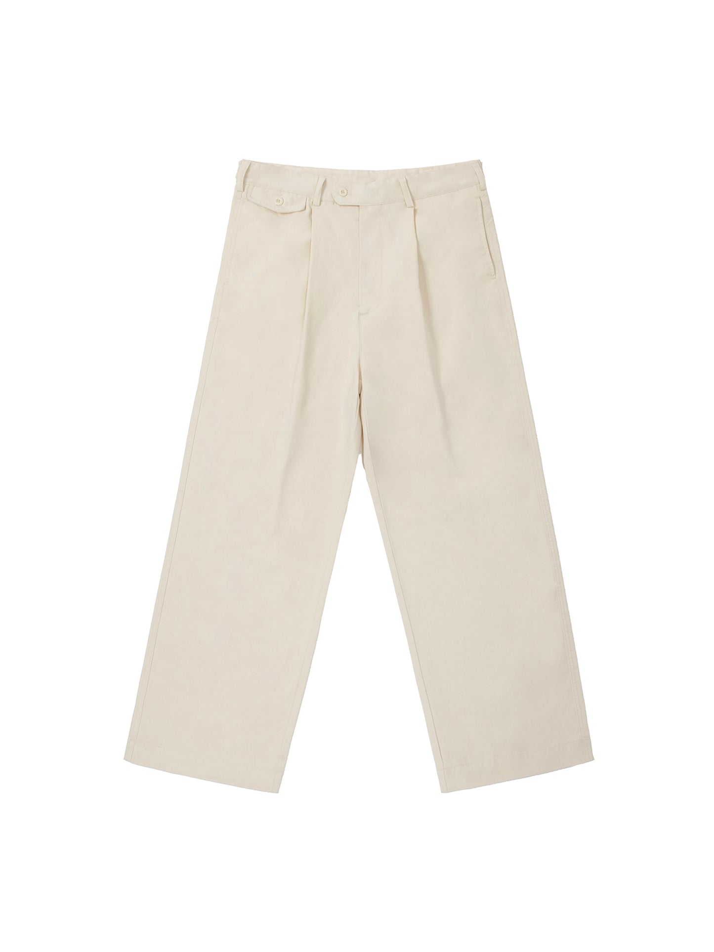 Adjustable Waist Straight-Leg Pants