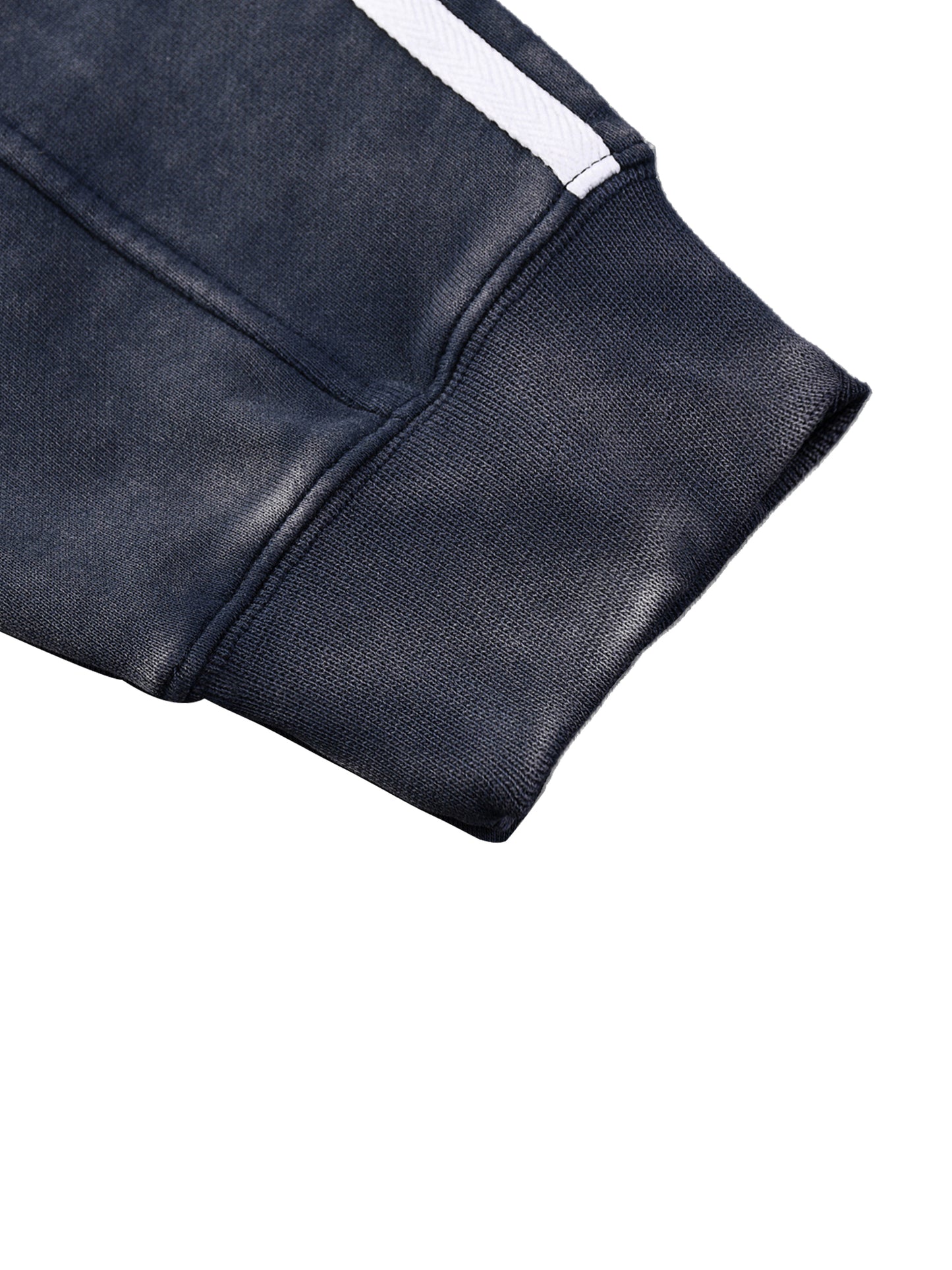 Snow Washed Contrast Tape Sweatshirt