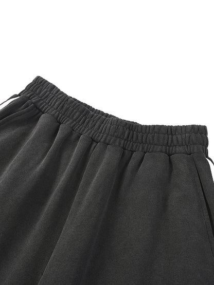 Snow Washed Contrast Tape Sweatpants