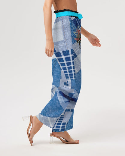 Denim by Marvin Jeans and Trinity D Marvin Women's High-Rise Wide Leg Pants