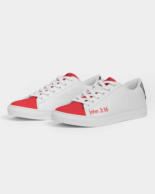 @John 3:16 Men's Faux-Leather Sneaker