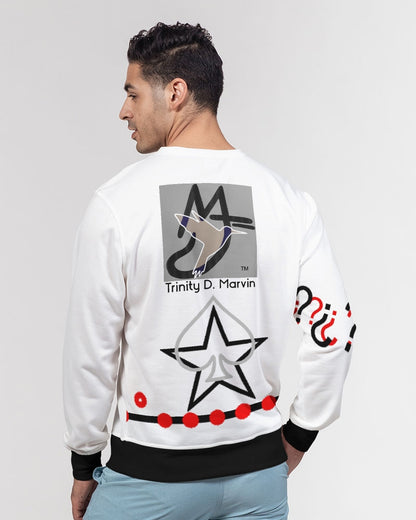Gospel message BY MARVIN JEANS Men's Classic French Terry Crewneck Pullover