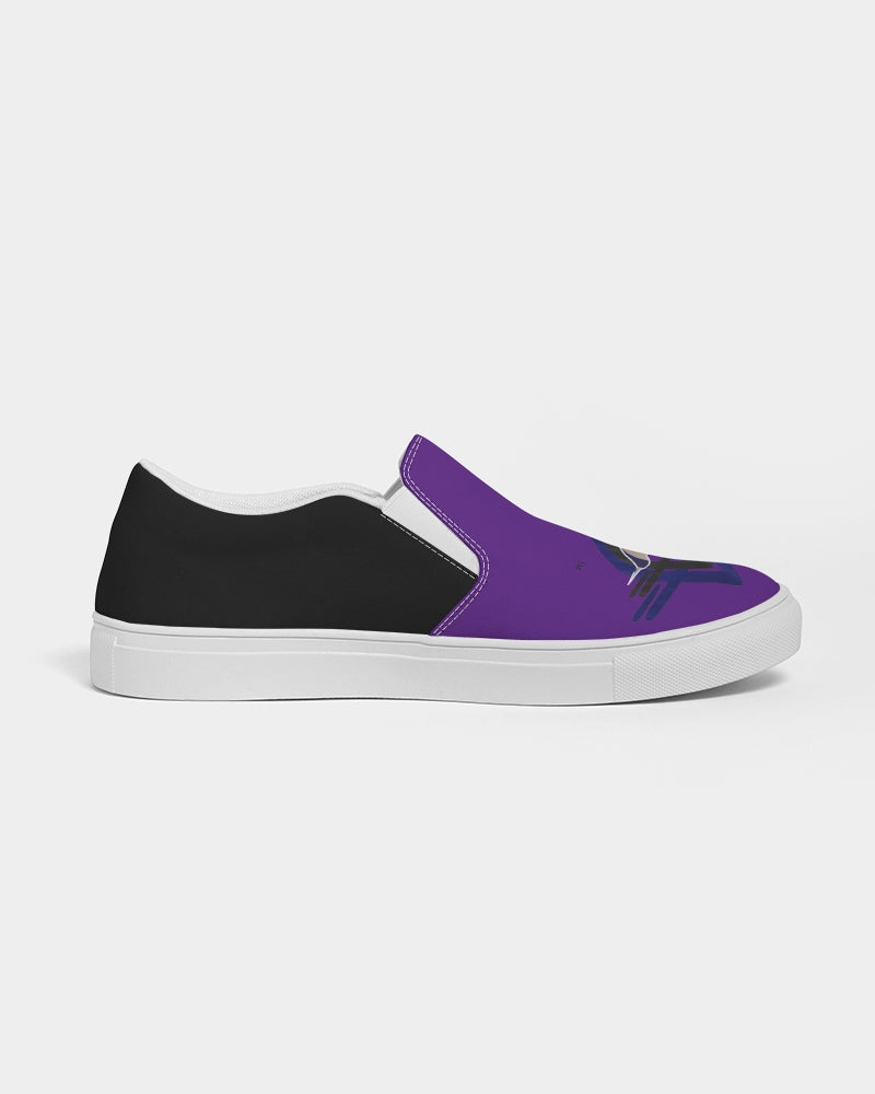 Purple black BY MARVIN JEANS Men's Slip-On Canvas Shoe