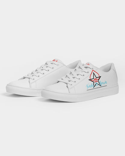 All white Legacy Men's Faux-Leather Sneaker