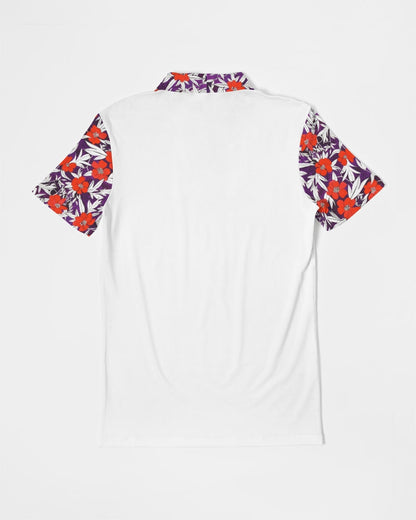 Rose crazy by Marvin JEANS Men's Slim Fit Short Sleeve Polo