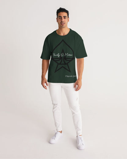 Dark green Legacy by Marvin Jeans and Trinity D Marvin Men's Premium Heavyweight Tee