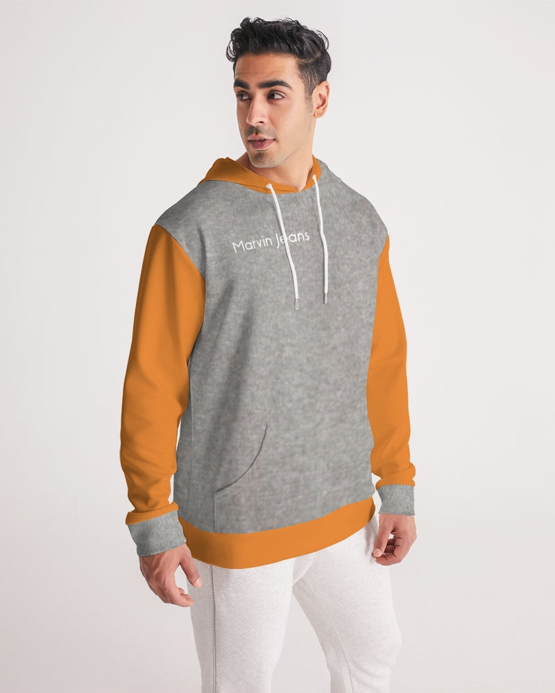 Cool grey orange by Marvin Jeans and Trinity D Marvin Men's Hoodie
