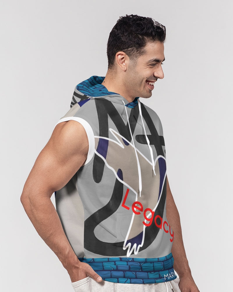 Brick city Legacy by Marvin Jeans Men's Premium Heavyweight Sleeveless Hoodie