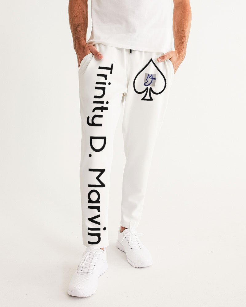 All white Legacy BY MARVIN JEANS Men's Joggers