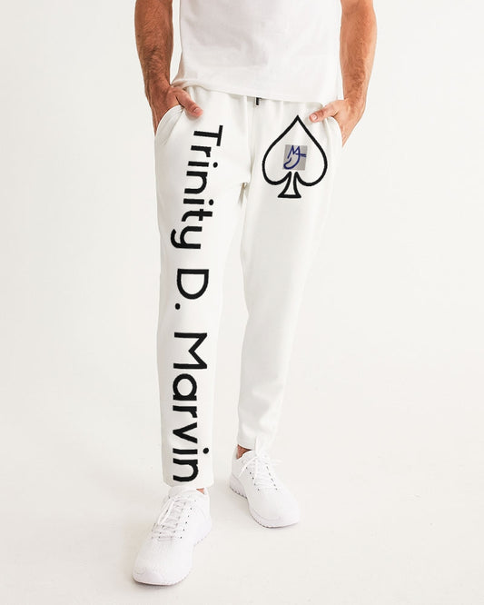 All white Legacy BY MARVIN JEANS Men's Joggers