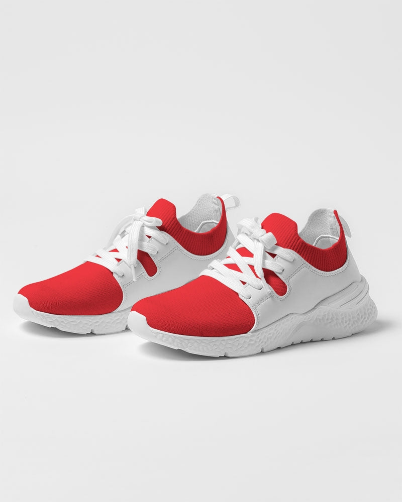 Red and white BY MARVIN JEANS Men's Two-Tone Sneaker