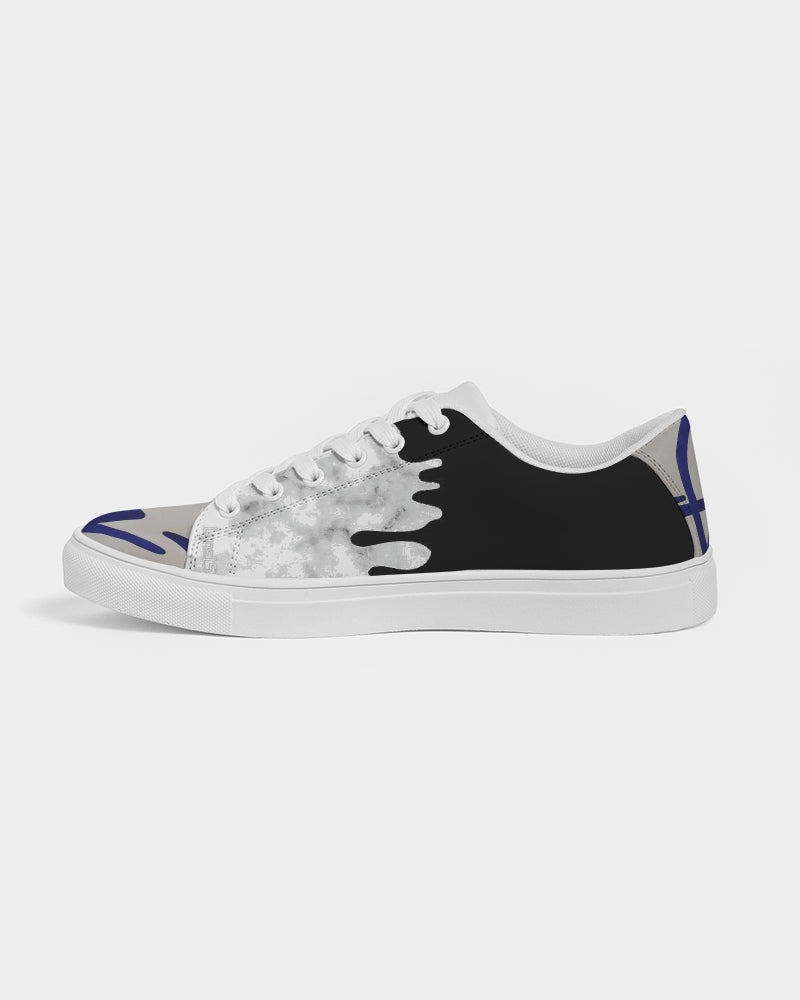 Drip logo tip BY MARVIN JEANS Men's Faux-Leather Sneaker
