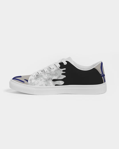 Drip logo tip BY MARVIN JEANS Men's Faux-Leather Sneaker