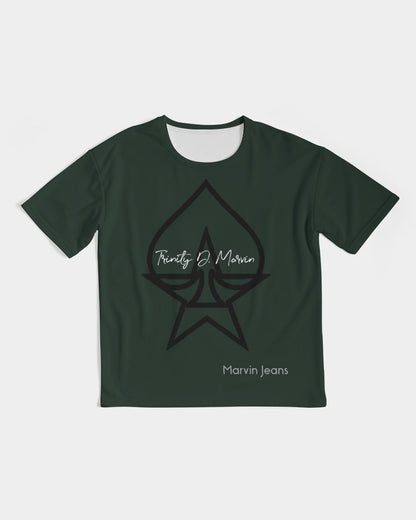 Dark green Legacy by Marvin Jeans and Trinity D Marvin Men's Premium Heavyweight Tee