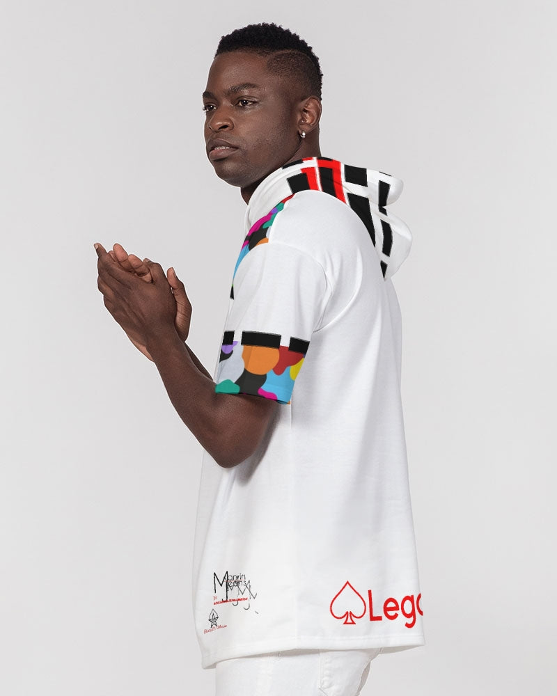 Crazy combo London Paris by Marvin Jeans and Trinity D Marvin Men's Premium Heavyweight Short Sleeve Hoodie
