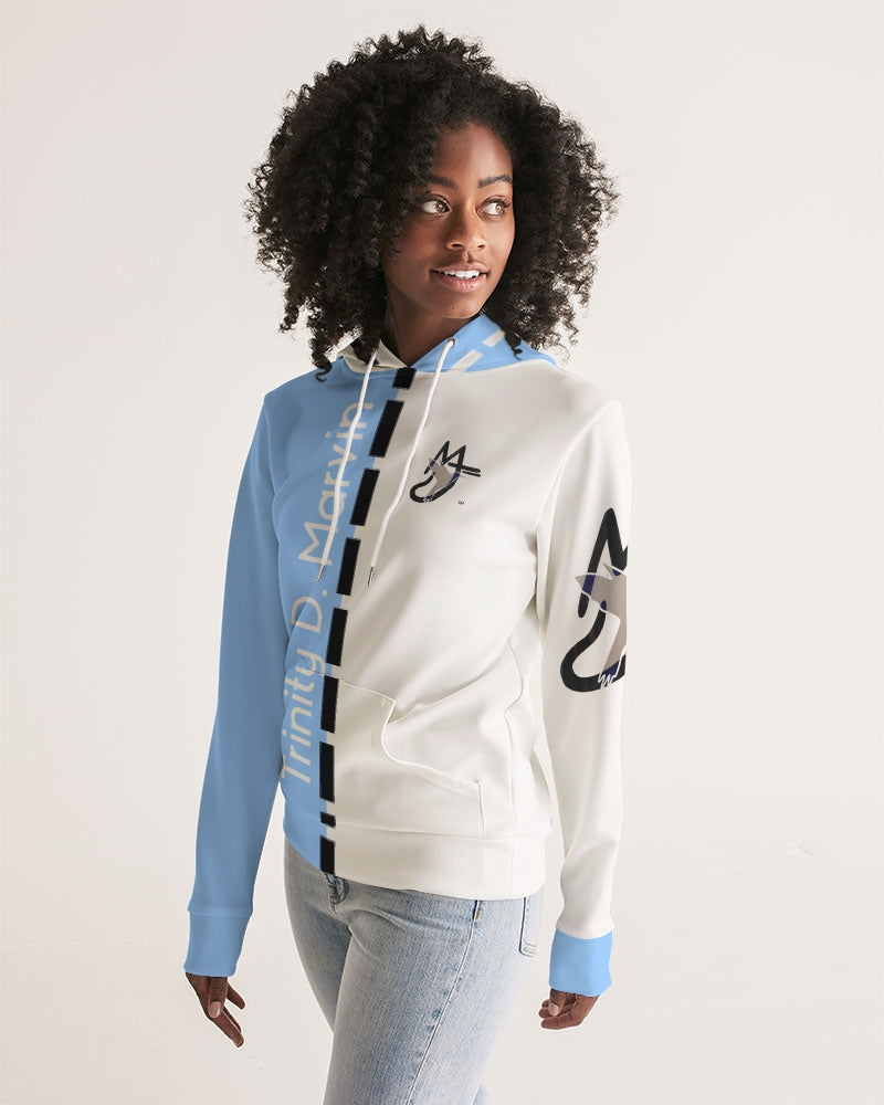 Baby blue by Marvin Jeans and Trinity D Marvin Women's Hoodie
