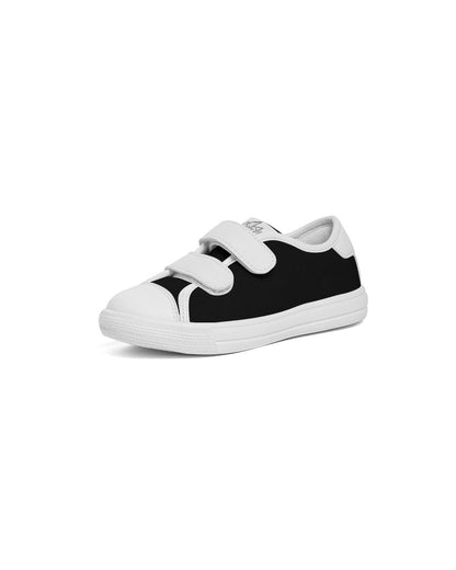 Black & white Kids Velcro Sneaker