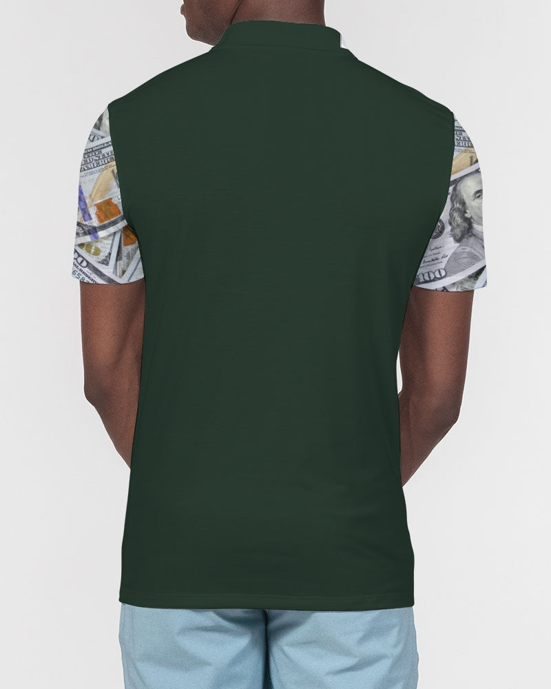 100 billion by Marvin Jeans and Trinity D Marvin Men's Slim Fit Short Sleeve Polo