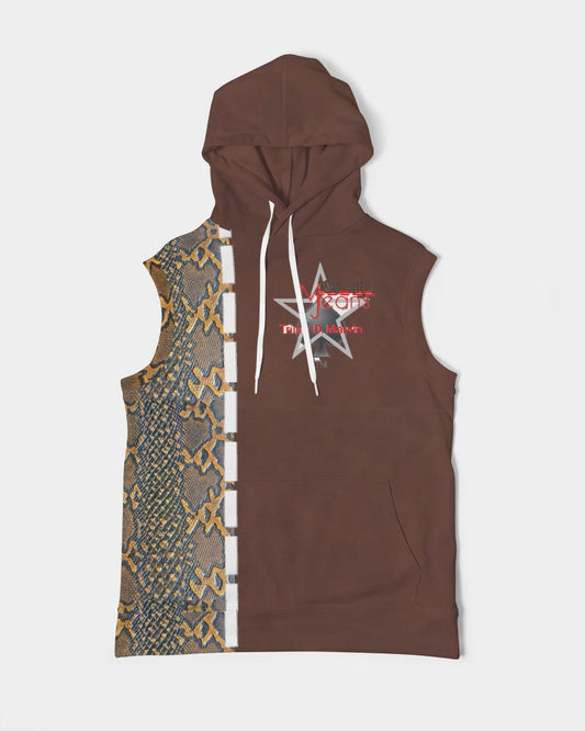Calf print Premium BY MARVIN JEANS Men's Premium Heavyweight Sleeveless Hoodie