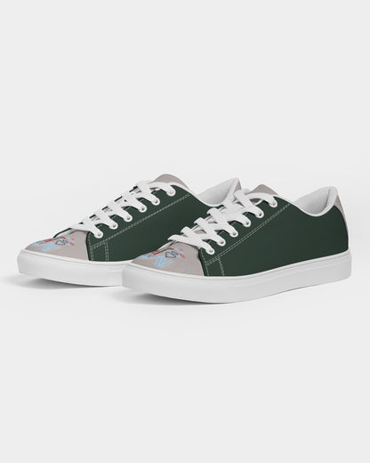 Above greatness light gray  Men's Faux-Leather Sneaker