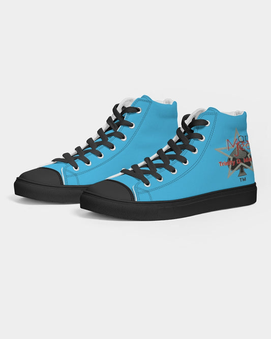 Loud blue by Marvin Jeans and Trinity D Marvin Men's Hightop Canvas Shoe - Black
