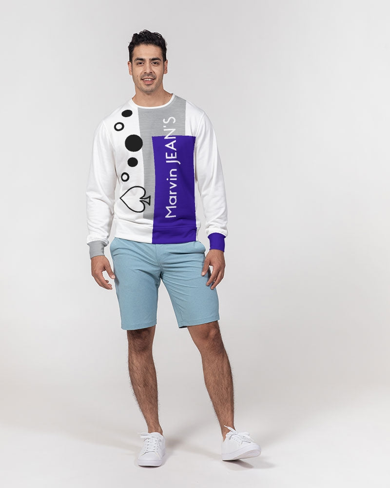 Retro Men's Classic French Terry Crewneck Pullover