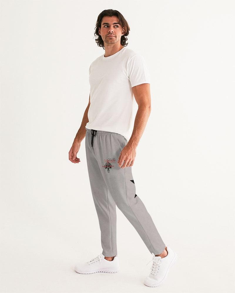 Light grey John 3:16 by Marvin Jeans and Trinity D Marvin Men's Joggers