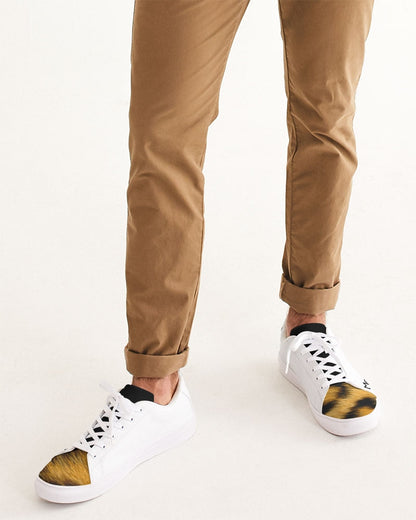 Leopard by Marvin Jeans Men's Faux-Leather Sneaker