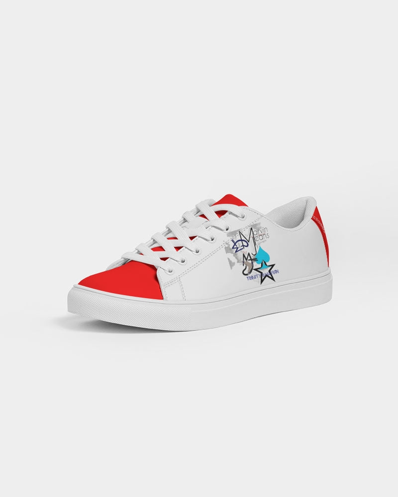 @Amazing designs by Trinity D Marvin and Marvin Jeans  Men's Faux-Leather Sneaker