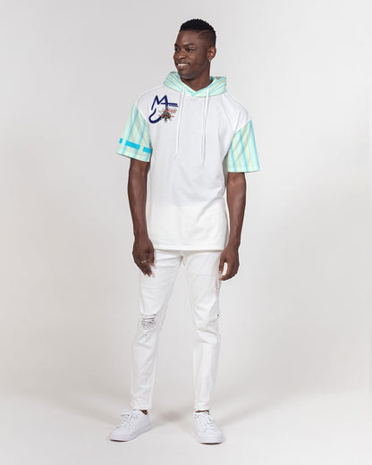 Pin stripes by Marvin Jeans and Trinity D Marvin Men's Premium Heavyweight Short Sleeve Hoodie