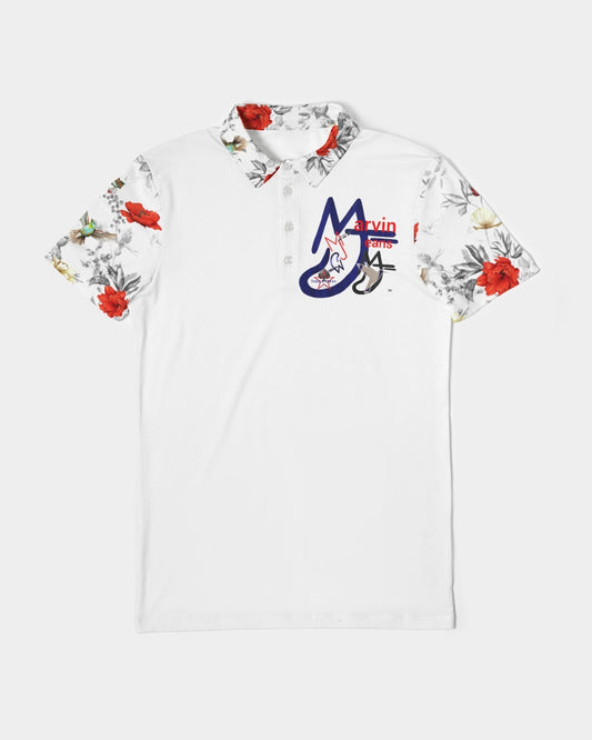Rose's by Marvin Jeans and Trinity D Marvin Men's Slim Fit Short Sleeve Polo