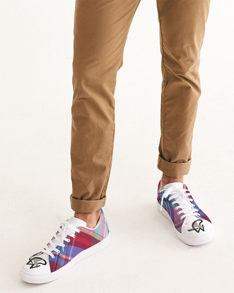 Plaids by Marvin Jeans and Trinity D Marvin Men's Faux-Leather Sneaker