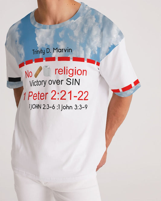 Gospel message strong BY MARVIN JEANS Men's Premium Heavyweight Tee