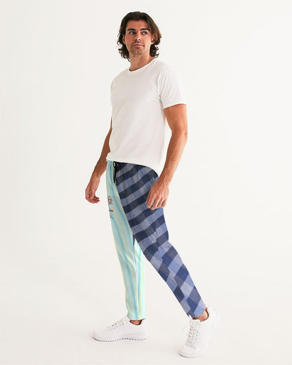 Blue stripes pin stripes BY MARVIN JEANS Men's Joggers