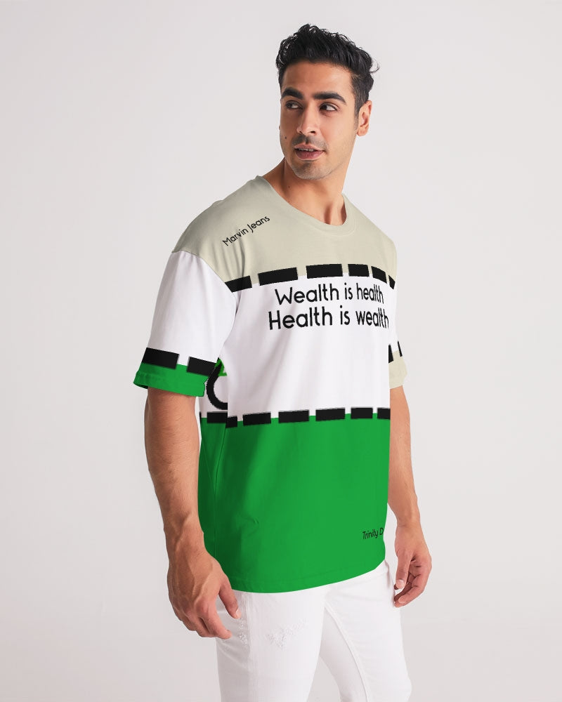 Health is wealth BY MARVIN JEANS Men's Premium Heavyweight Tee