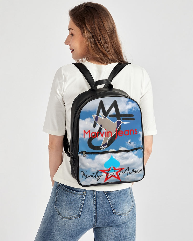 Skydive Legacy BY MARVIN JEANS Classic Faux Leather Backpack