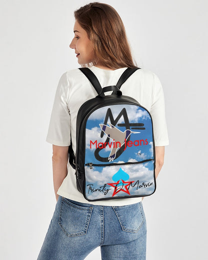 Skydive Legacy BY MARVIN JEANS Classic Faux Leather Backpack