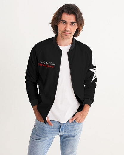 Black Designs  Men's Bomber Jacket