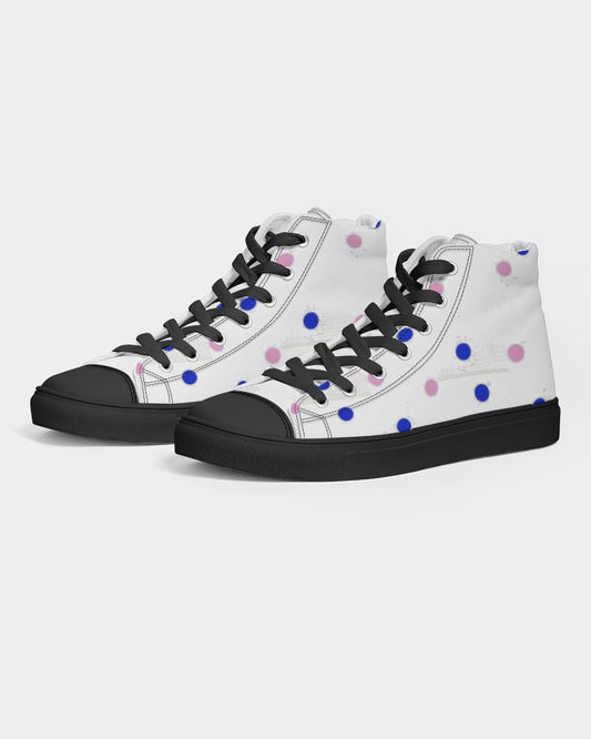 Dots 2.0 by Marvin Jeans and Trinity D Marvin Men's Hightop Canvas Shoe - Black
