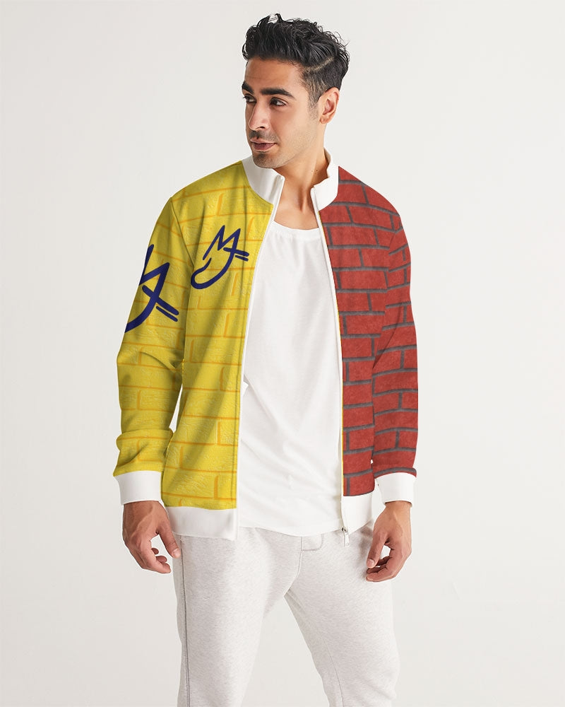 Brick city Yellow red by Marvin Jeans and Trinity D Marvin Men's Track Jacket