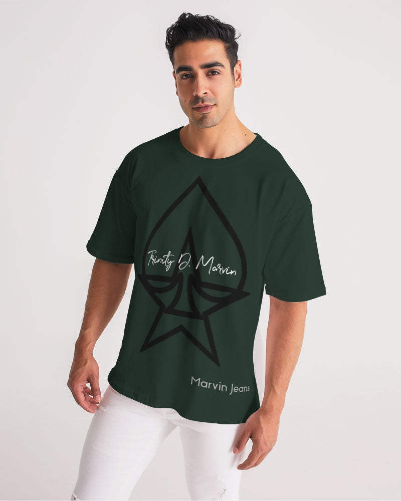 Dark green Legacy by Marvin Jeans and Trinity D Marvin Men's Premium Heavyweight Tee