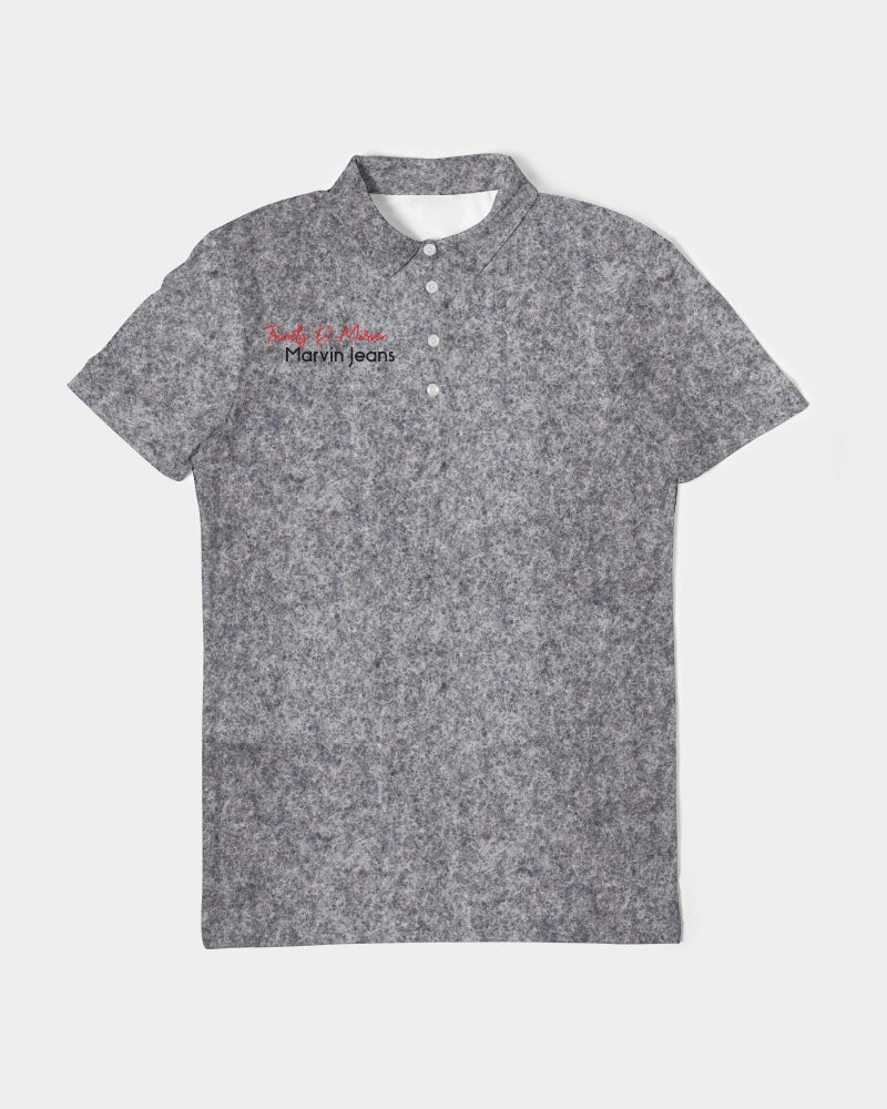 Wool ,by Marvin Jeans and Trinity D Marvin Men's Slim Fit Short Sleeve Polo